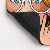 Mädchen #1 mousepad (Ecke)