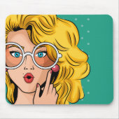 Mädchen #1 mousepad (Vorne)