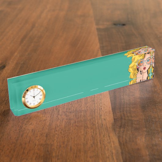 Mädchen #1 namensplakette (Seite)