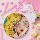 Mädchen #1 pappteller (Party)