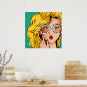 Mädchen #1 poster (Küche)