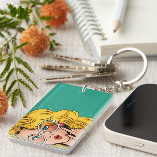 Mädchen #1 schlüsselanhänger (Vorderseite rechts)