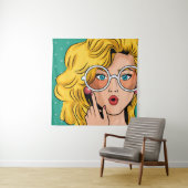 Mädchen #1 wandteppich (Beispiel)