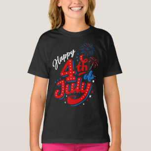 Mädchen 250. Jubiläum 4. Juli T-Shirt