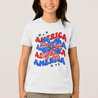 Mädchen 250. Jubiläum 4. Juli Tri-Blend Shirt