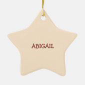 Mädchen, 2. Geburtstag, 2. Keramik Ornament (Hinten)