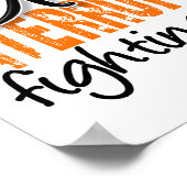 Mädchen 2 Leukämie unterbrochen Poster (Ecke)