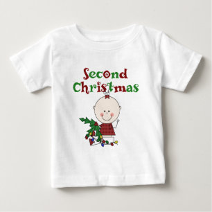 Mädchen 2. Weihnachtskids Baby Holidays T-shirt