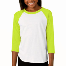 Mädchen 3/4 Ärmel Raglanshirt