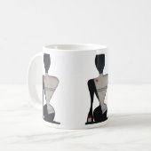 Mädchen 3D Kaffeetasse (Vorderseite Links)