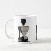 Mädchen 3D Kaffeetasse (Links)