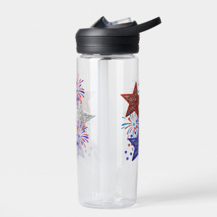 Mädchen 4. Juli Frauen Red White Blue Star Amerika Trinkflasche