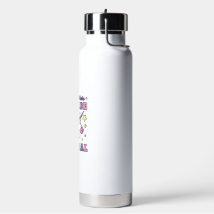 Mädchen 7. Klasse Zurück zur Schule Magisches Einh Trinkflasche