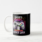 Mädchen 8 Phantastisch seit 2013 Videospiel 8. Geb Kaffeetasse (Links)