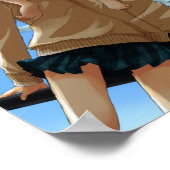 Mädchen 8 Zoll x 10 Zoll Matte Poster (Ecke)