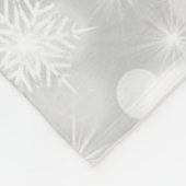 Mädchen Abbildung Skaten Typografie Snowflake Fleecedecke (Ecke)