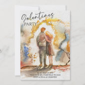 Mädchen-Abend Valentinsfeier Party Einladung (Vorderseite)