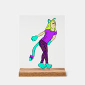 Mädchen Acrylschild (Vorderseite)