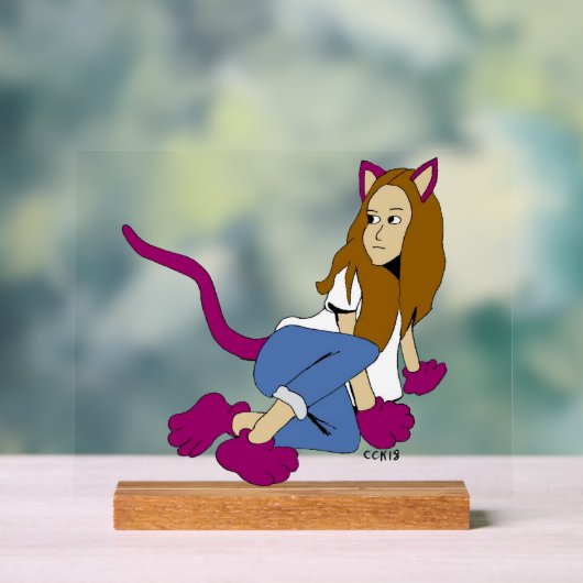 Mädchen Acrylschild (Neutral)