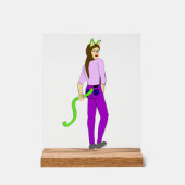 Mädchen Acrylschild (Vorderseite)