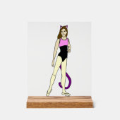 Mädchen Acrylschild (Vorderseite)