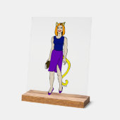 Mädchen Acrylschild (Winkel)
