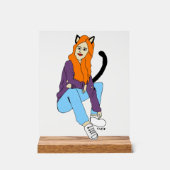 Mädchen Acrylschild (Vorderseite)