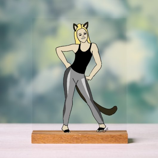 Mädchen Acrylschild (Neutral)