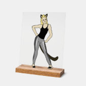 Mädchen Acrylschild (Winkel)