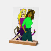 Mädchen Acrylschild (Winkel)