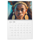 Mädchen aller Nationalitäten Neues Jahr 2025 Kalender (Mär 2026)