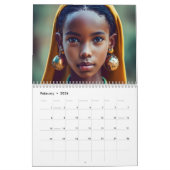 Mädchen aller Nationalitäten Neues Jahr 2025 Kalender (Feb 2026)