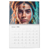 Mädchen aller Nationalitäten Neues Jahr 2025 Kalender (Jan 2026)