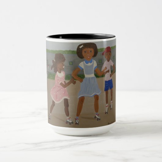 Mädchen als Mädchen Tasse (Zentrum)