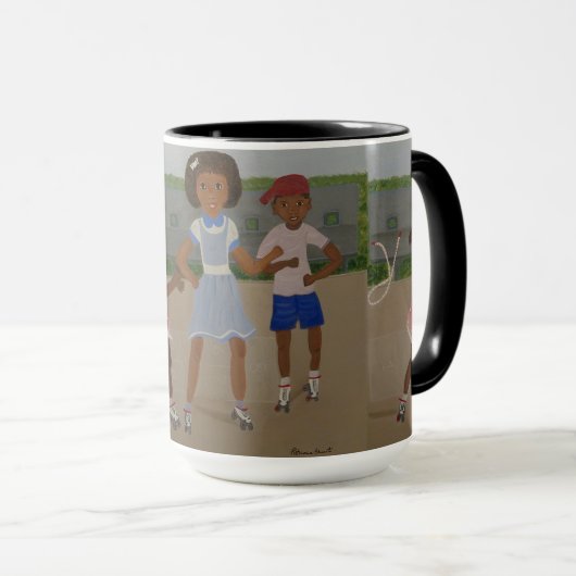 Mädchen als Mädchen Tasse (VorderseiteRechts)