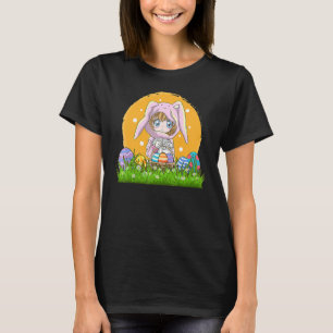 Mädchen als Osterhase in Ostersonnigen Gran dekori T-Shirt