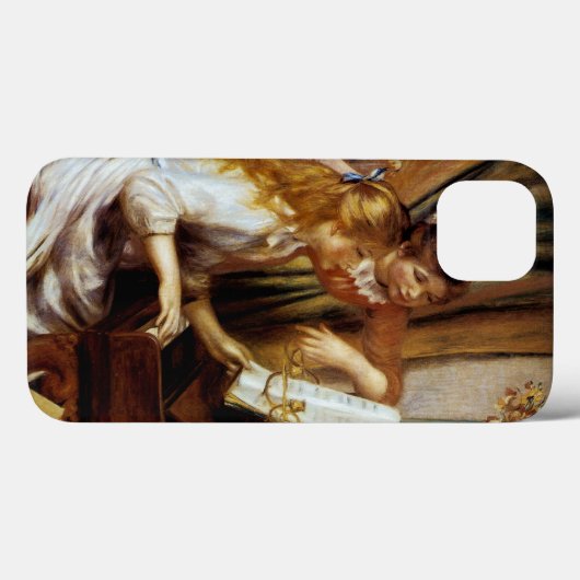 Mädchen am Klavier Case-Mate iPhone Hülle (Rückseite (Horizontal))