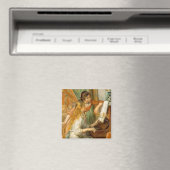Mädchen am Klavier Magnet (In Situ (Geschirrspüler))
