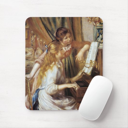 Mädchen am Klavier Mousepad (Mit Mouse)