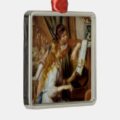 Mädchen am Klavier Ornament Aus Metall (Rechts)