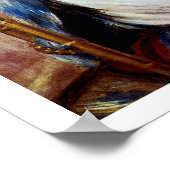 Mädchen am Klavier Poster (Ecke)