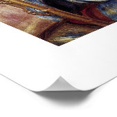 Mädchen am Klavier Poster (Ecke)