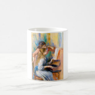 Mädchen am Klavier, Renoir Kaffeetasse