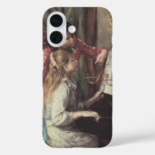 Mädchen am Klavier von Pierre Renoir iPhone 16 Hülle