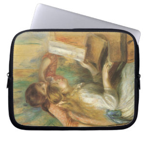 Mädchen am Klavier von Pierre Renoir Laptopschutzhülle