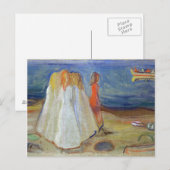 Mädchen am Meer, 1906 Postkarte (Vorne/Hinten)
