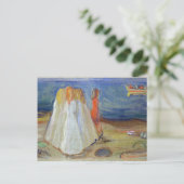 Mädchen am Meer, 1906 Postkarte (Stehend Vorderseite)