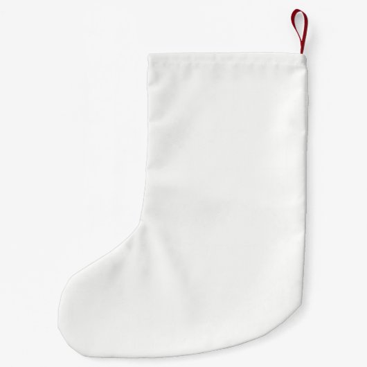 Mädchen am Pferd Kleiner Weihnachtsstrumpf (Rückseite)