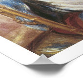 Mädchen am Piano, 1892 Pierre-Auguste Renoir Poster (Ecke)