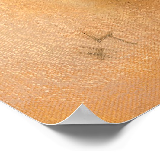 Mädchen am Sand, Helene Schjerfbeck Poster (Ecke)